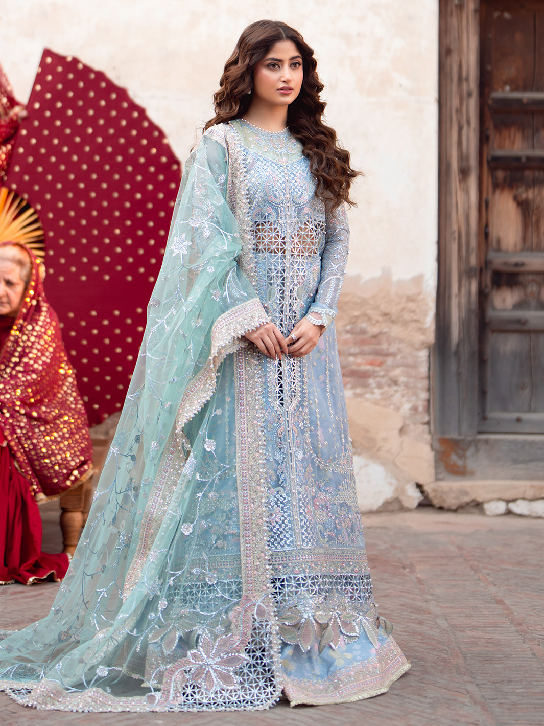 Bin Ilyas | Sona Gachi Luxury Formals | D-602 - Pakistani Designer Dress - by Bin Ilyas - Type : Ladies Clothes - 100% Original at Saira Sultan