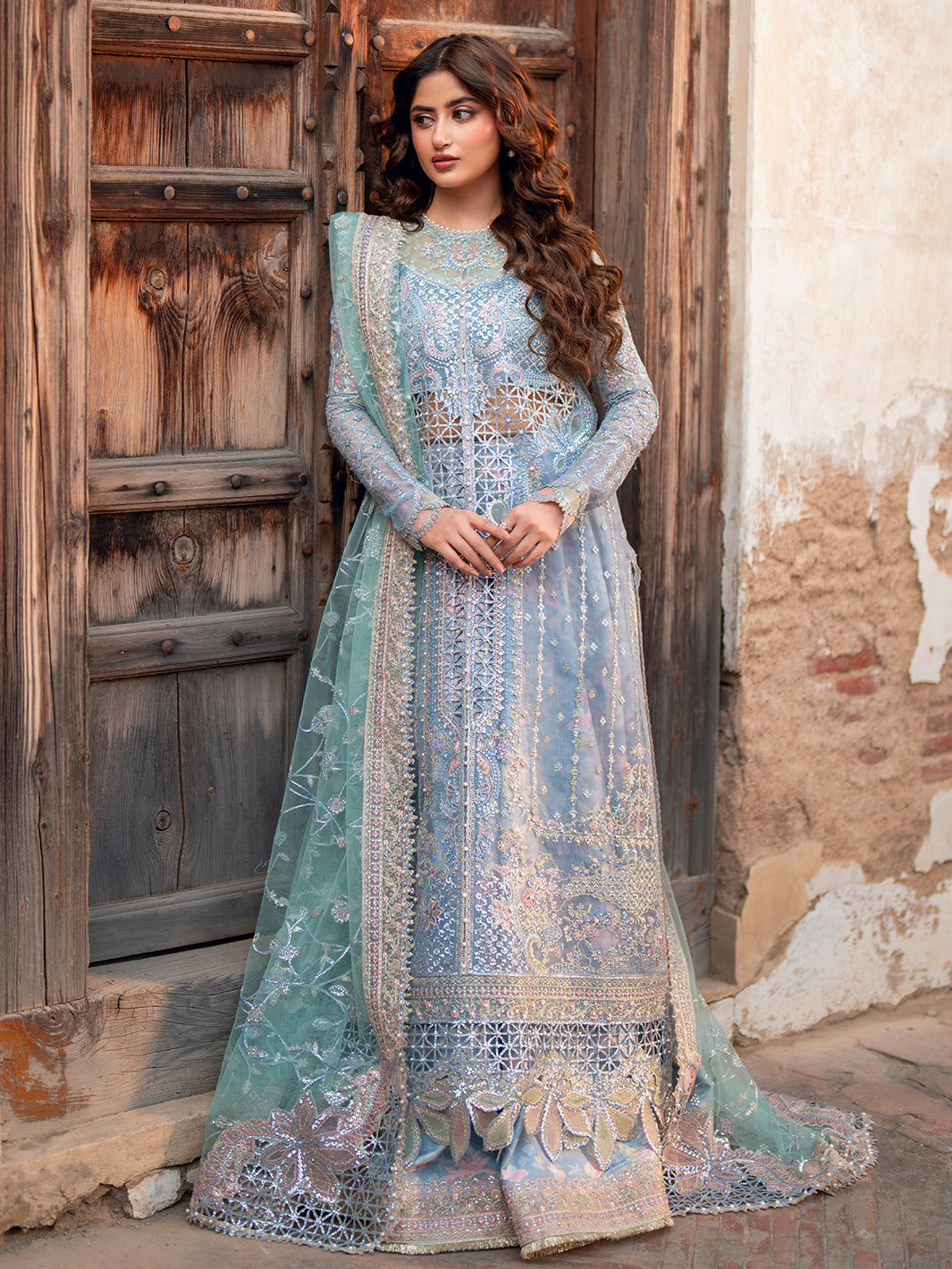 Bin Ilyas | Sona Gachi Luxury Formals | D-602 - Pakistani Designer Dress - by Bin Ilyas - Type : Ladies Clothes - 100% Original at Saira Sultan