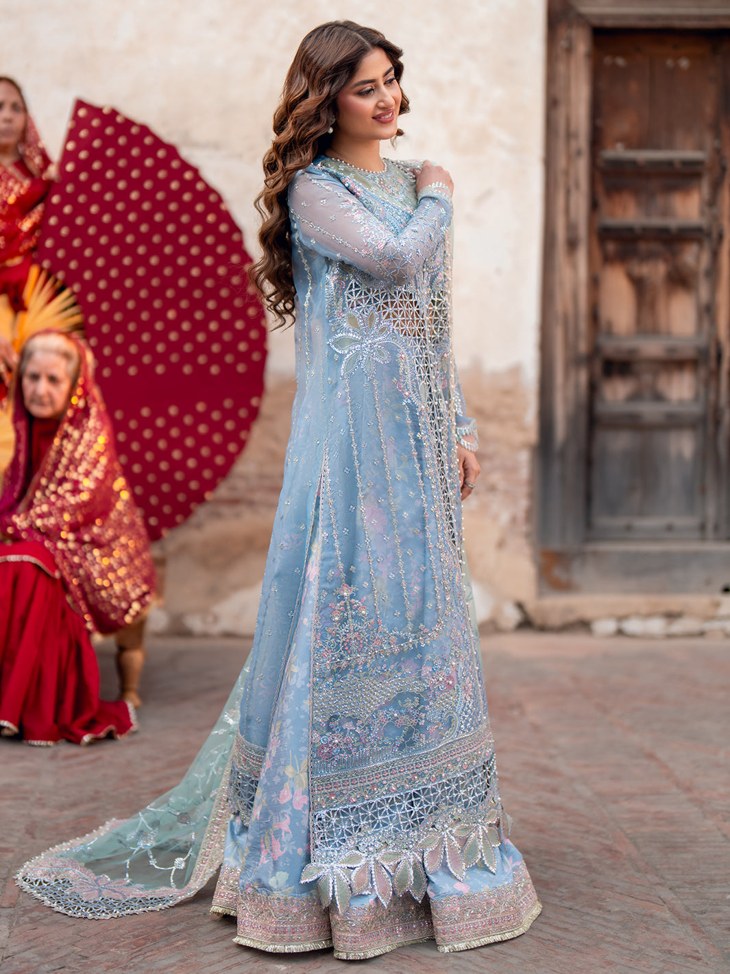 Bin Ilyas | Sona Gachi Luxury Formals | D-602 - Pakistani Designer Dress - by Bin Ilyas - Type : Ladies Clothes - 100% Original at Saira Sultan