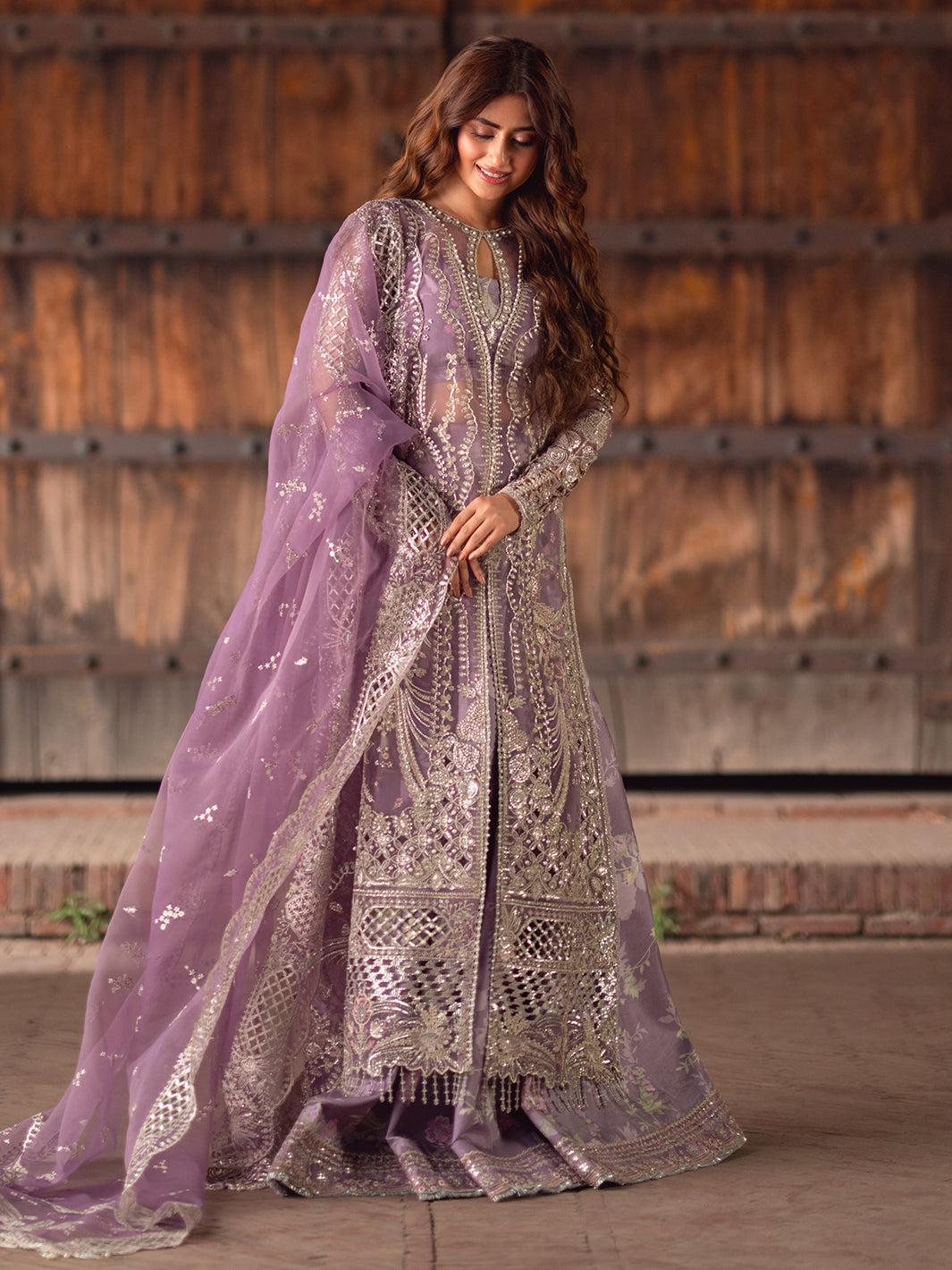 Bin Ilyas | Sona Gachi Luxury Formals | D-603 - Pakistani Designer Dress - by Bin Ilyas - Type : Ladies Clothes - 100% Original at Saira Sultan