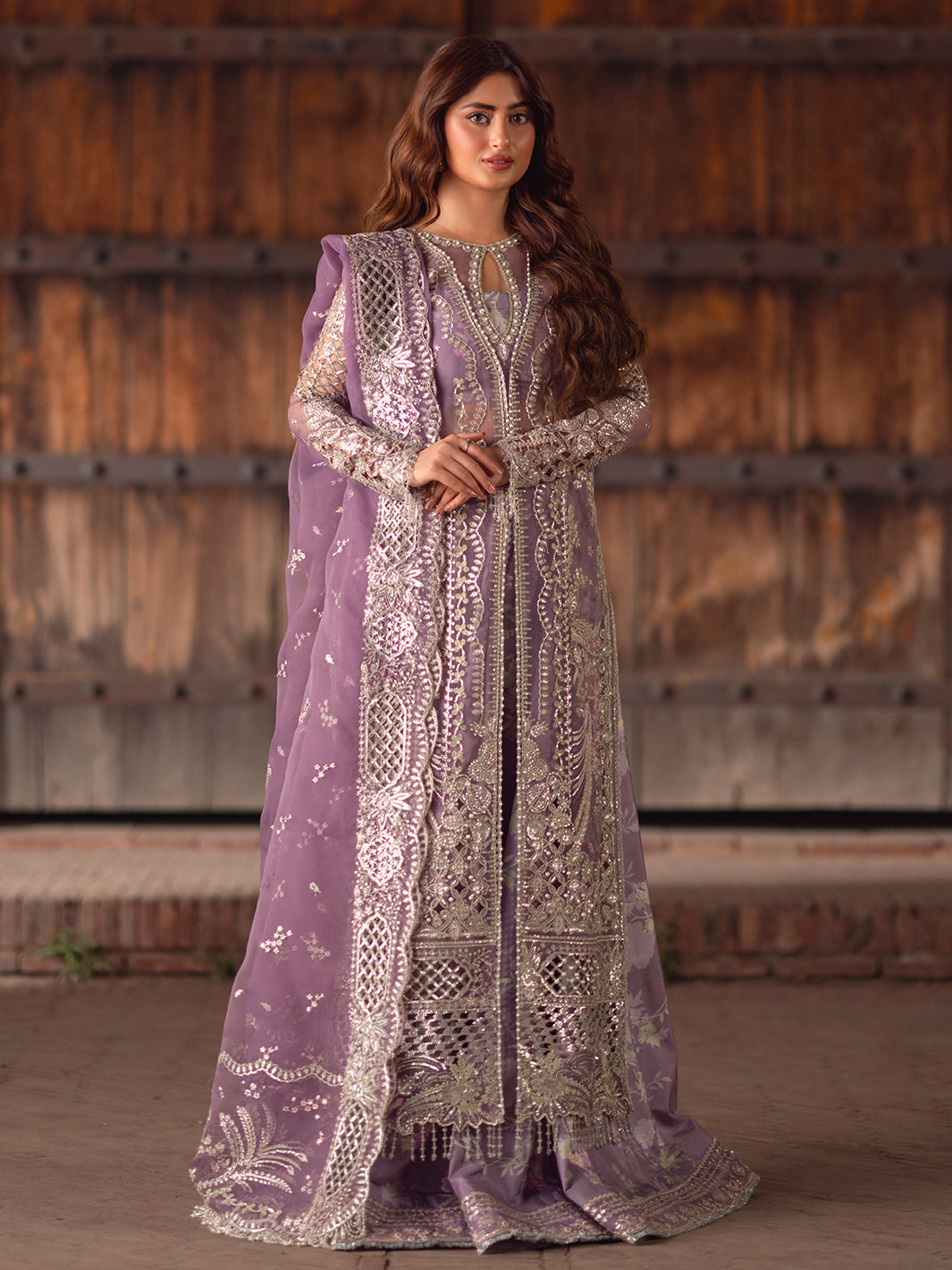 Bin Ilyas | Sona Gachi Luxury Formals | D-603 - Pakistani Designer Dress - by Bin Ilyas - Type : Ladies Clothes - 100% Original at Saira Sultan