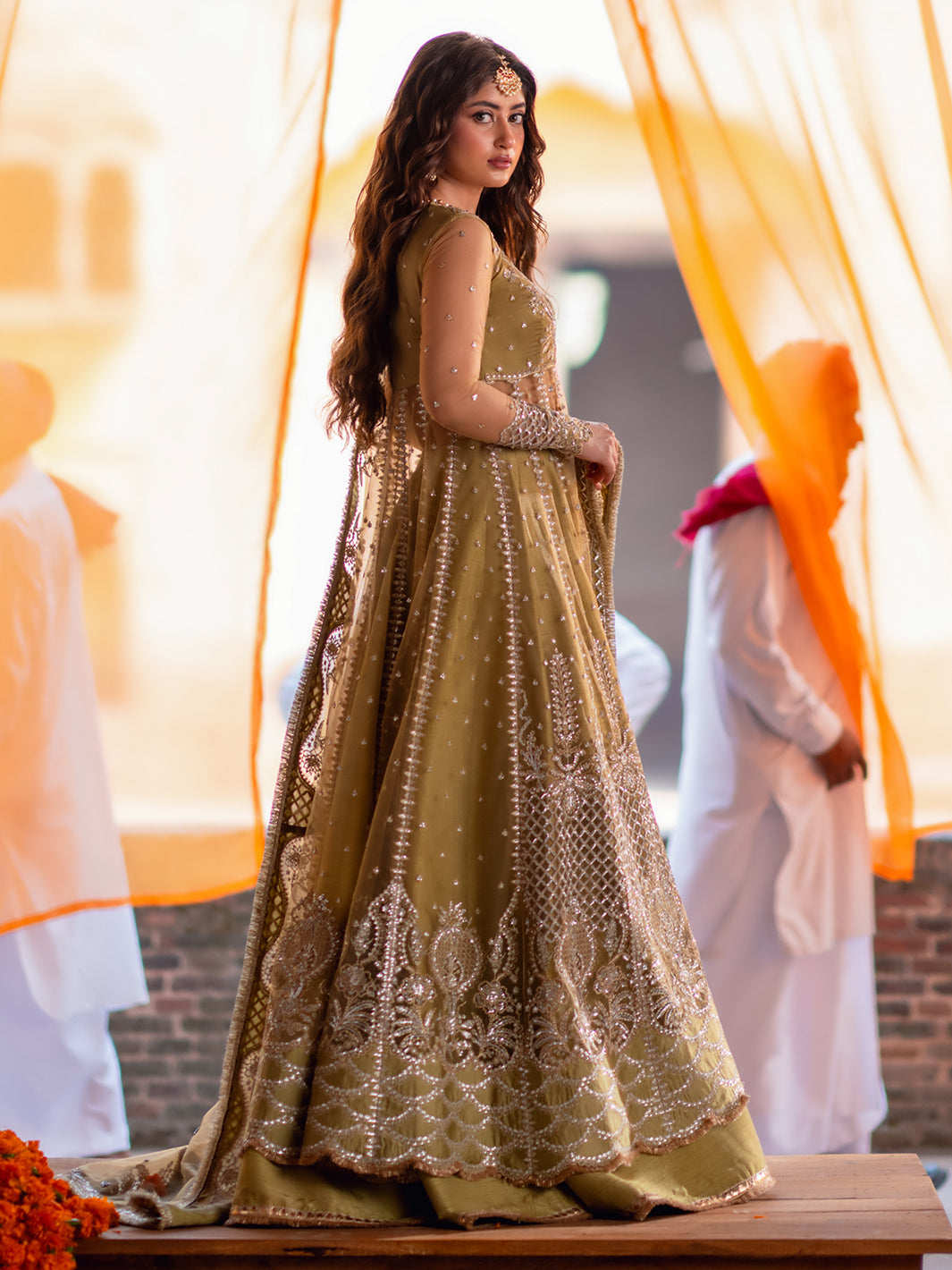 Bin Ilyas | Sona Gachi Luxury Formals | D-605 - Pakistani Designer Dress - by Bin Ilyas - Type : Ladies Clothes - 100% Original at Saira Sultan