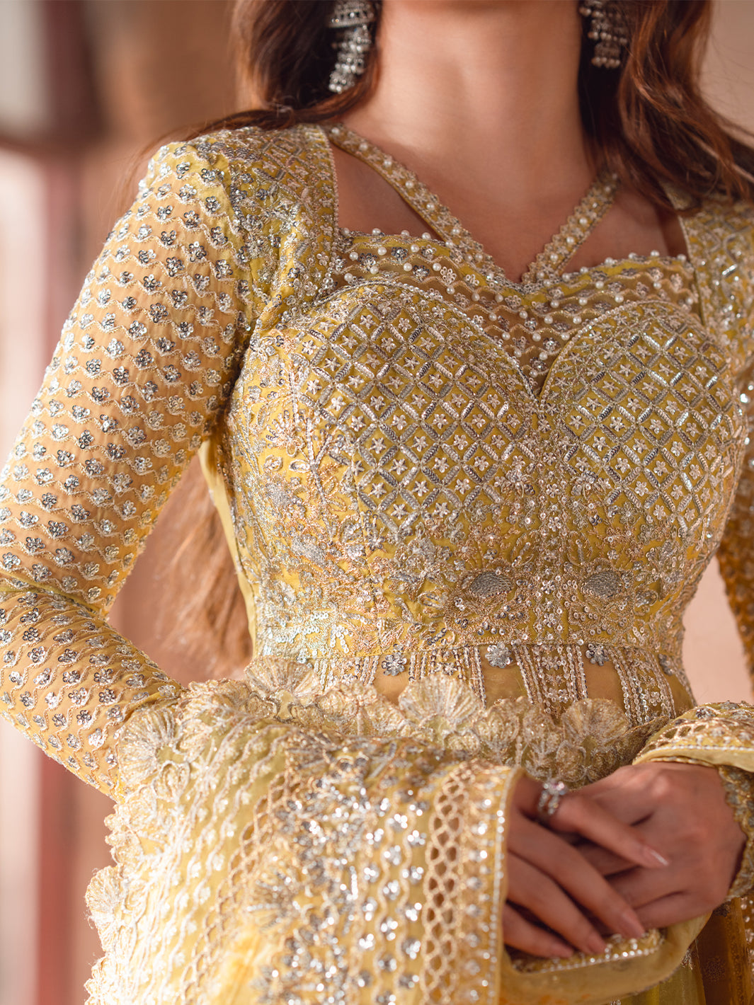 Bin Ilyas | Sona Gachi Luxury Formals | D-606 - Pakistani Designer Dress - by Bin Ilyas - Type : Ladies Clothes - 100% Original at Saira Sultan