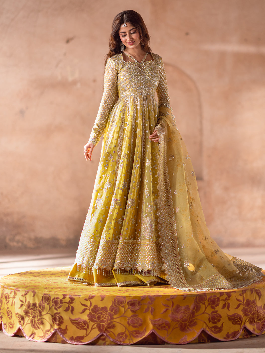 Bin Ilyas | Sona Gachi Luxury Formals | D-606 - Pakistani Designer Dress - by Bin Ilyas - Type : Ladies Clothes - 100% Original at Saira Sultan