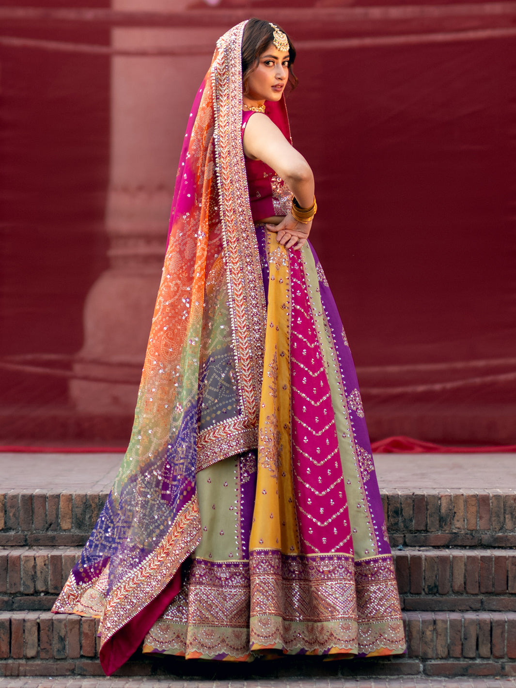 Bin Ilyas | Sona Gachi Luxury Formals | D-607 - Pakistani Designer Dress - by Bin Ilyas - Type : Ladies Clothes - 100% Original at Saira Sultan