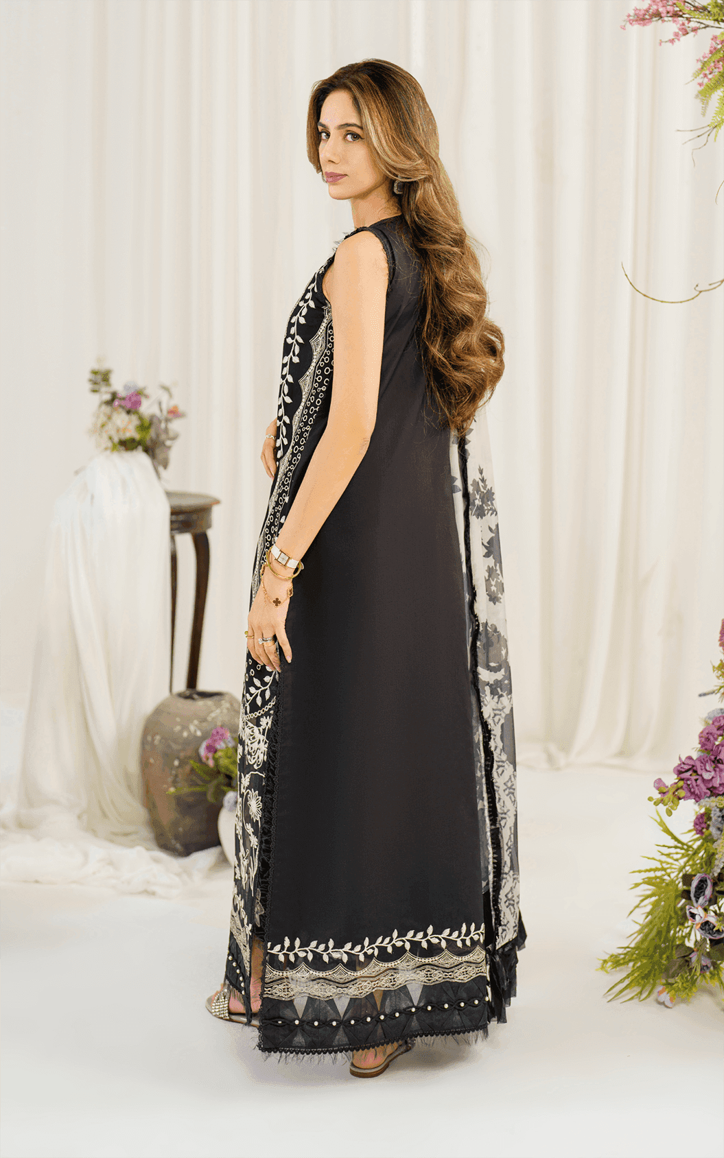 Asifa and Nabeel | Pretty in Pink Limited Edition | Dandelion (PP-1) - Pakistani Designer Dress - by Asifa and Nabeel | Type: Luxury - 100% Original at Saira Sultan