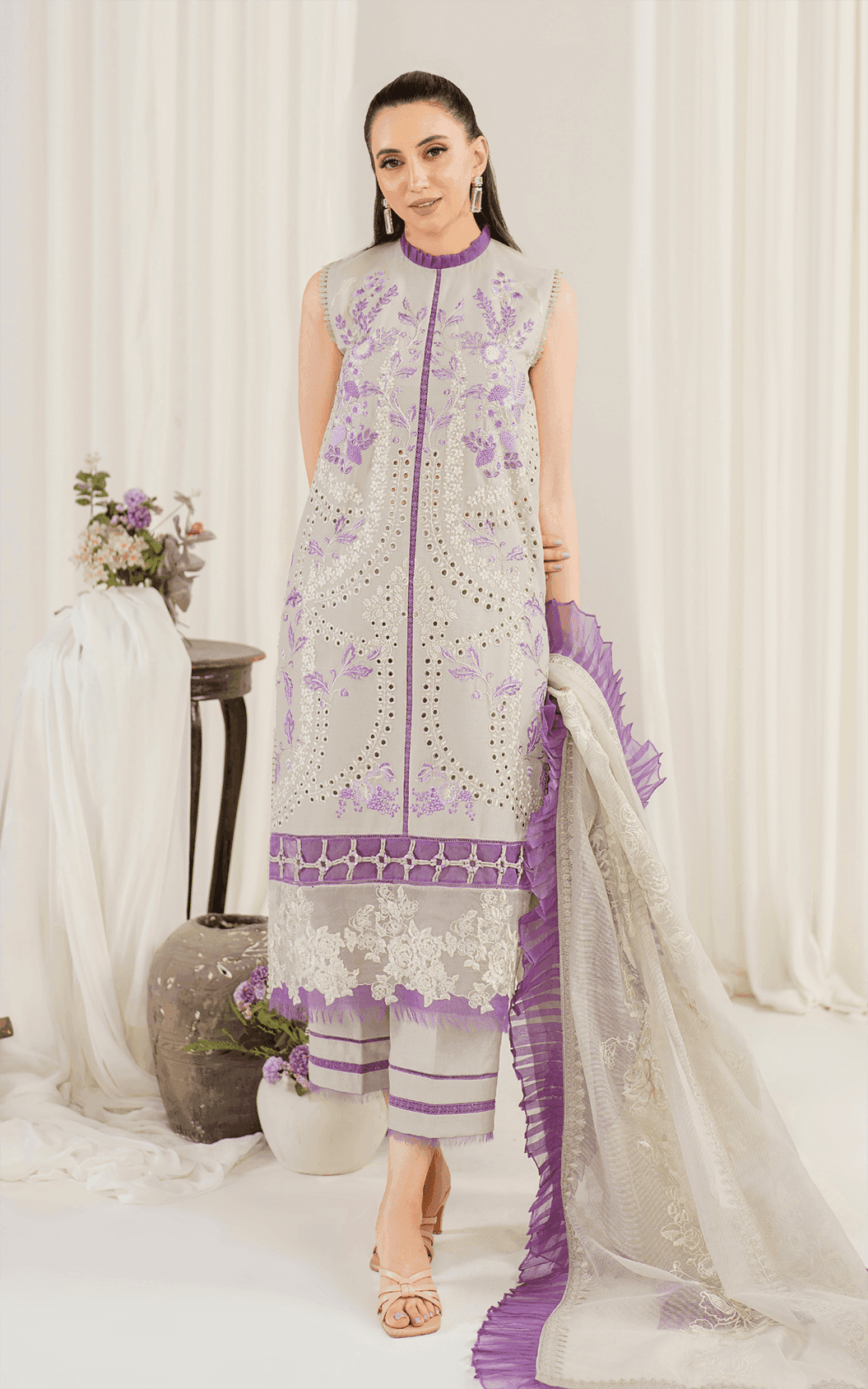Asifa and Nabeel | Pretty in Pink Limited Edition | Daphne (PP-5) - Pakistani Designer Dress - by Asifa and Nabeel | Type: Luxury - 100% Original at Saira Sultan