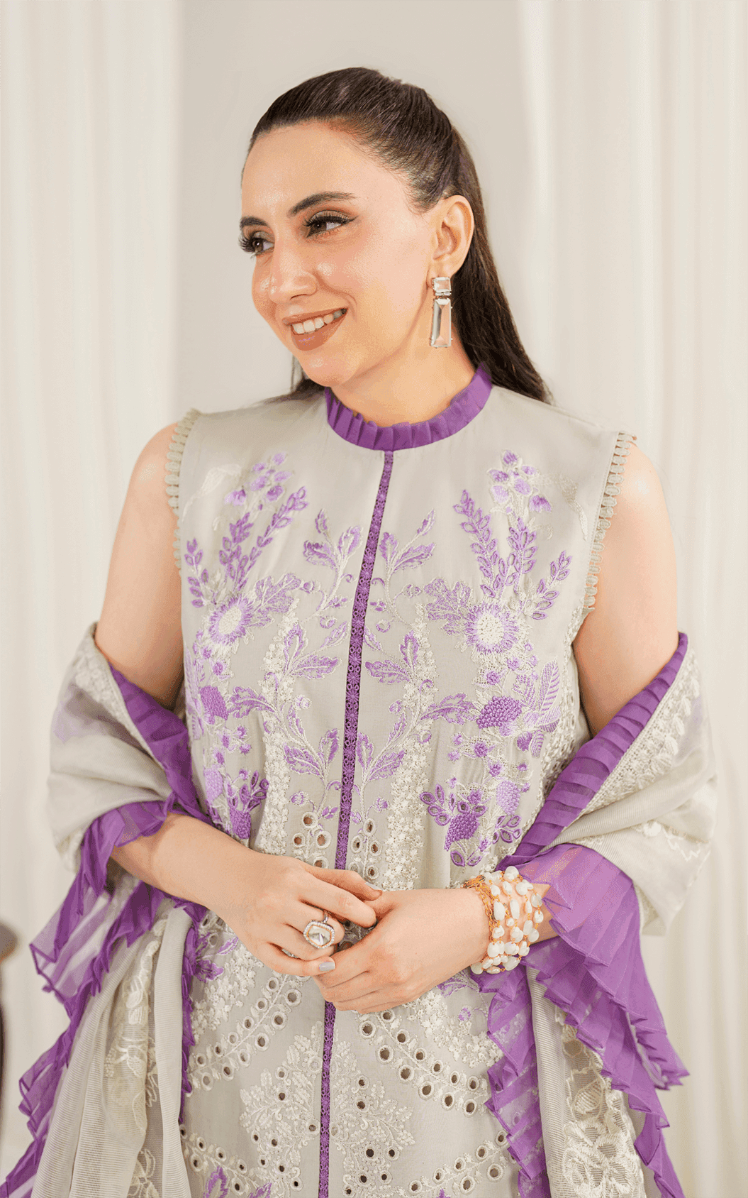 Asifa and Nabeel | Pretty in Pink Limited Edition | Daphne (PP-5) - Pakistani Designer Dress - by Asifa and Nabeel | Type: Luxury - 100% Original at Saira Sultan