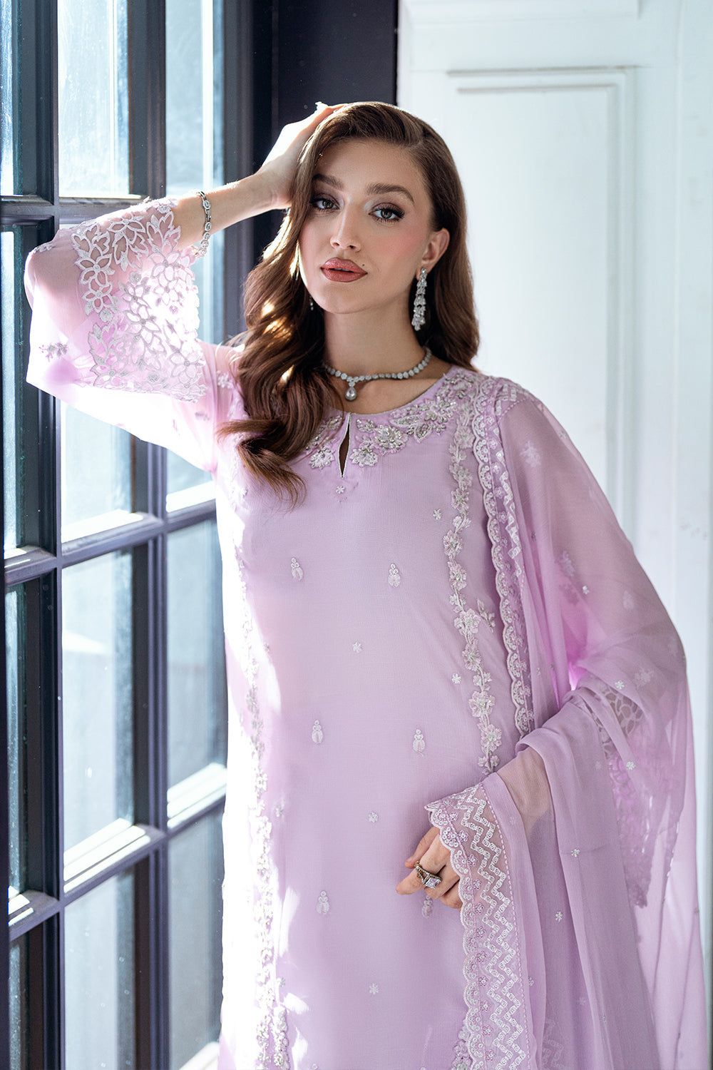 Azure | Ensembles | Dewy Lavender - Pakistani Designer Dress - by Azure - Type : Ladies Clothes - 100% Original at Saira Sultan