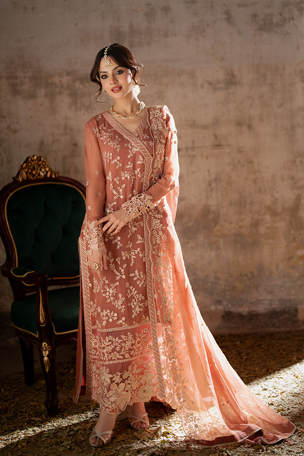 Azure | Ensembles | Dusky Bloom - Pakistani Designer Dress - by Azure - Type : Ladies Clothes - 100% Original at Saira Sultan