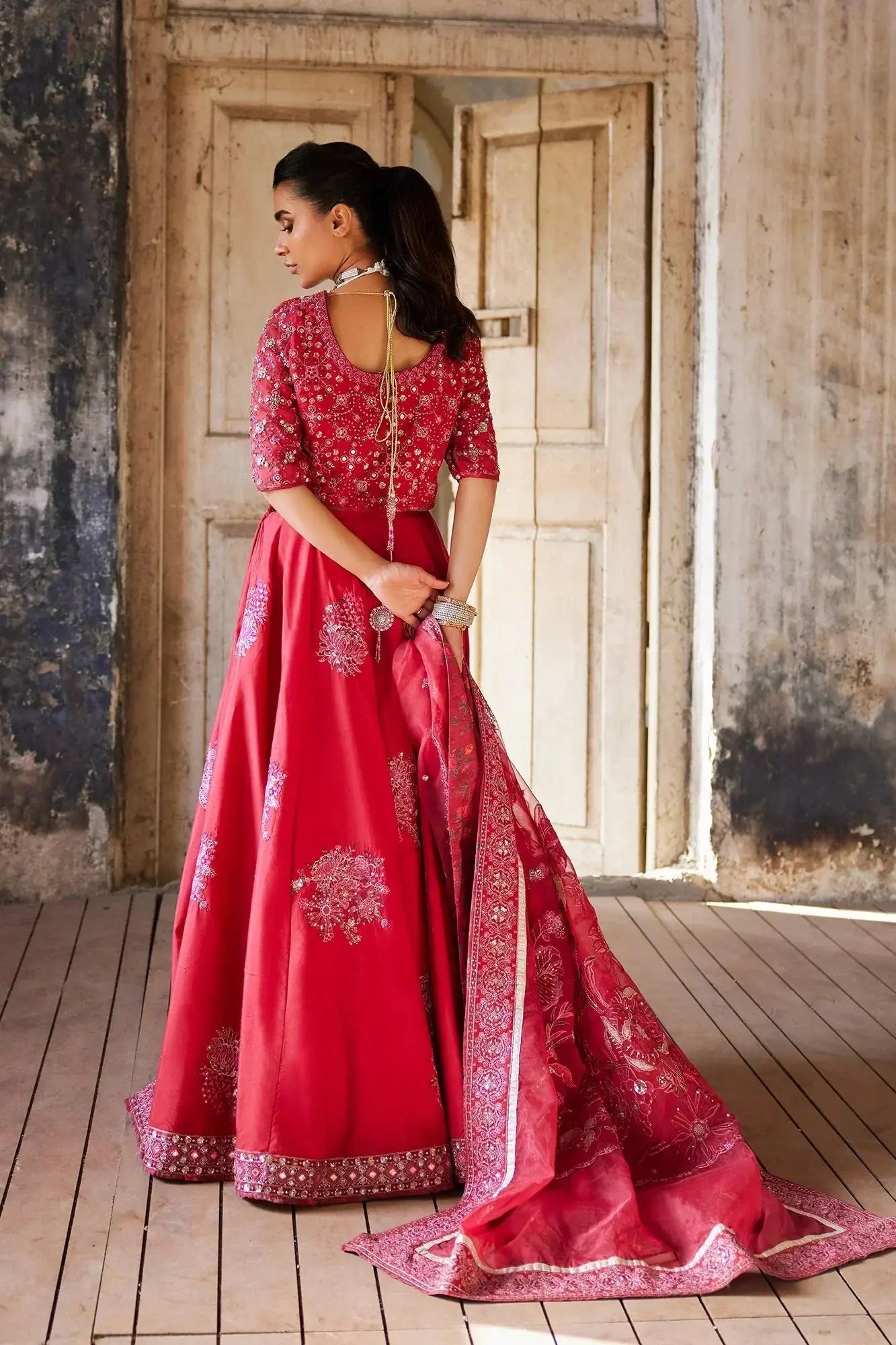 Ethnic | Luxe Formal Collection | E0021/115/307 - Pakistani Designer Dress - by Ethnic | Type: Bridal - 100% Original at Saira Sultan