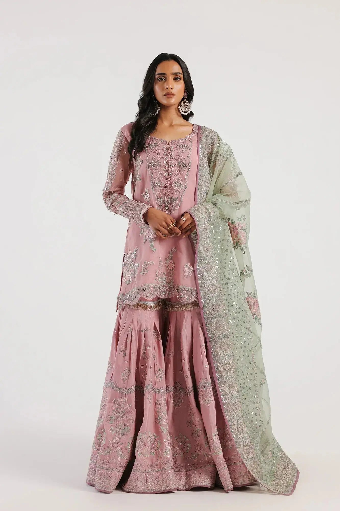 Ethnic | Luxe Formal Collection | E0023/115/401 - Pakistani Designer Dress - by Ethnic | Type: Bridal - 100% Original at Saira Sultan