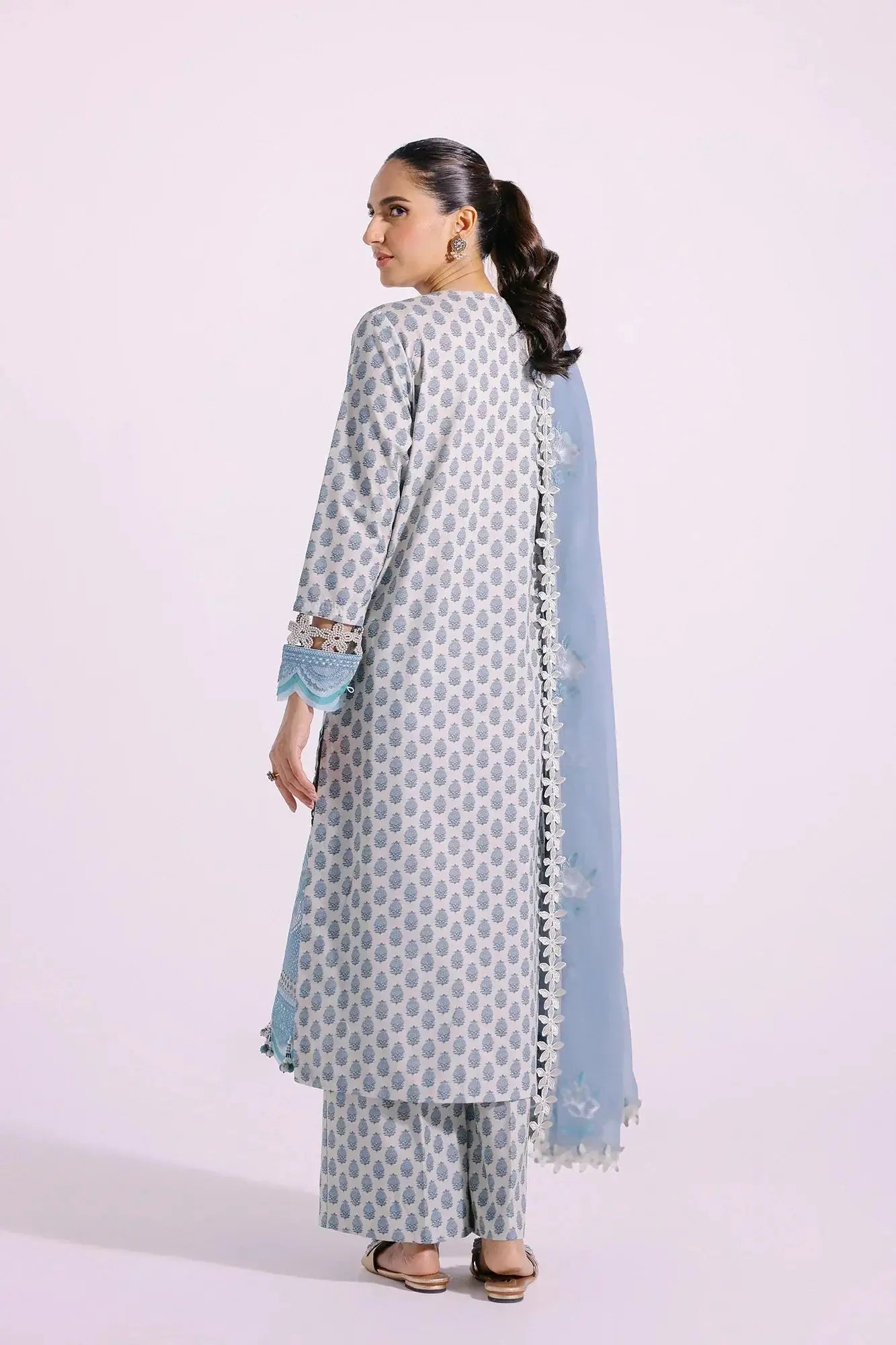 Ethnic | Rozana Collection SS 24 | E0413/203/615 - Pakistani Designer Dress - by Ethnic | Type: Luxury - 100% Original at Saira Sultan