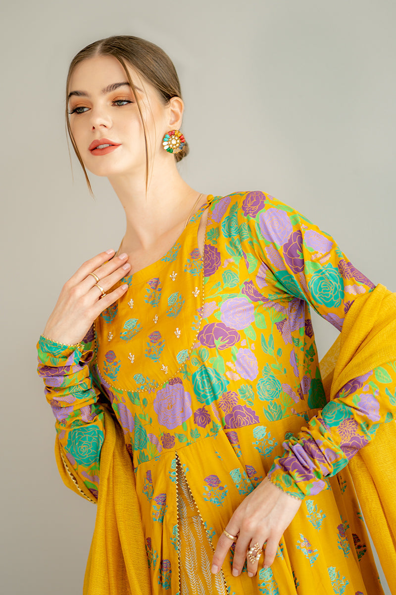 Ego | Diva Premium | GOLD 3 PIECE L Mustard Silk
