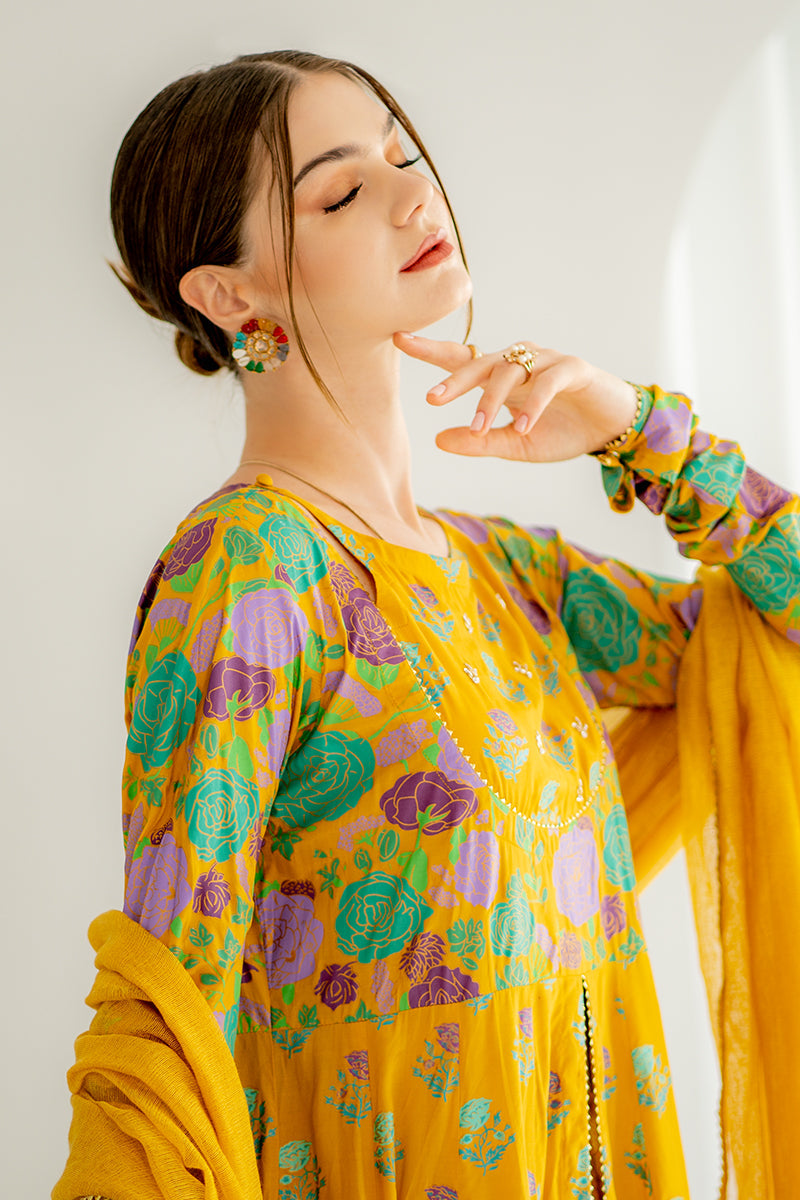 Ego | Diva Premium | GOLD 3 PIECE M Mustard Silk