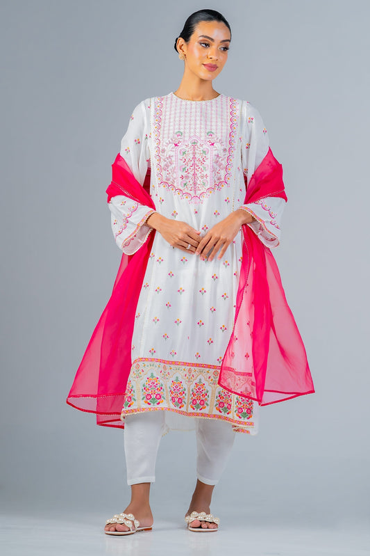 Ego | Diva Premium | HIBISCUS 3 PIECE XS White Silk