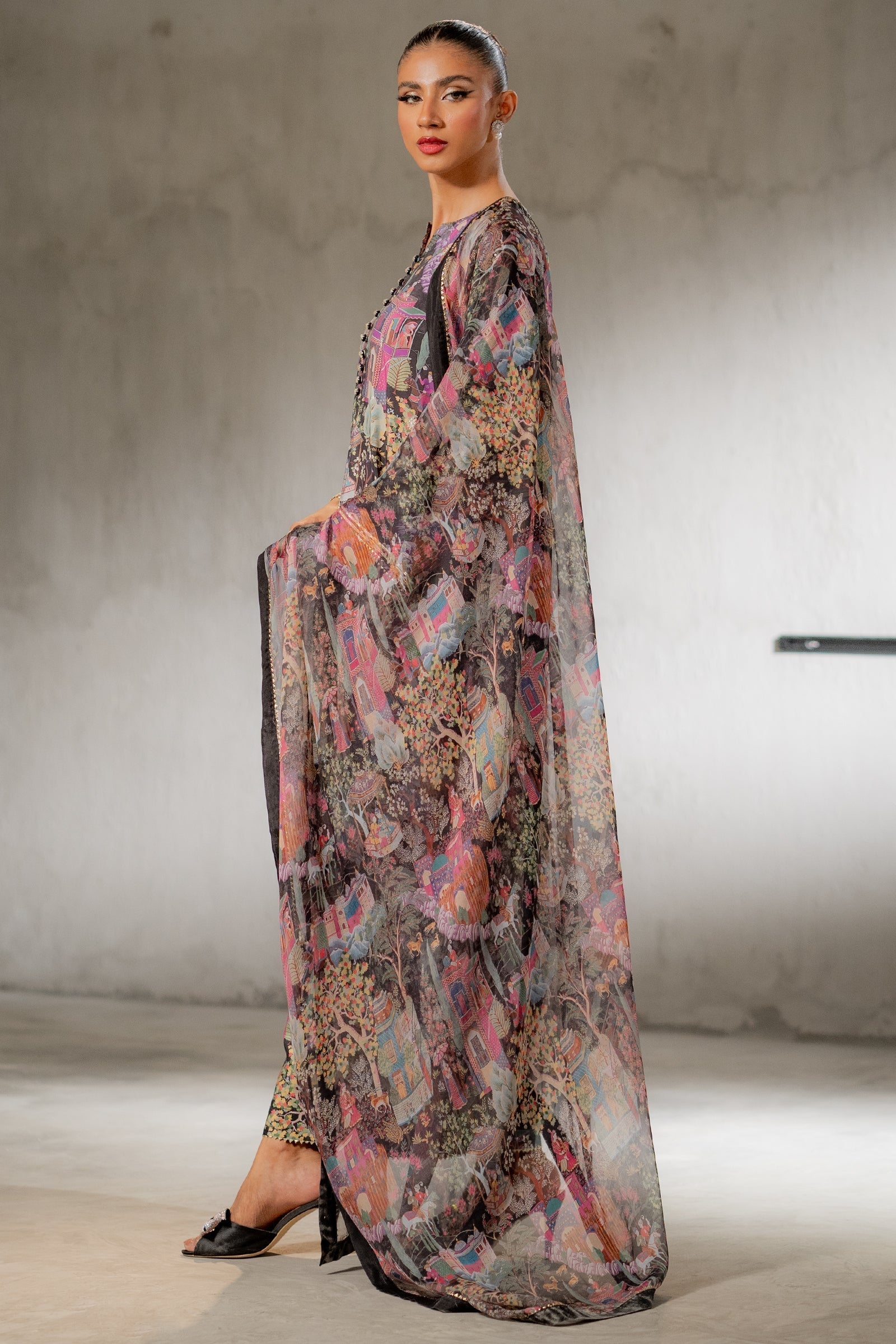 Ego | Diva Premium | KAHANI 3 PIECE L Black Viscose