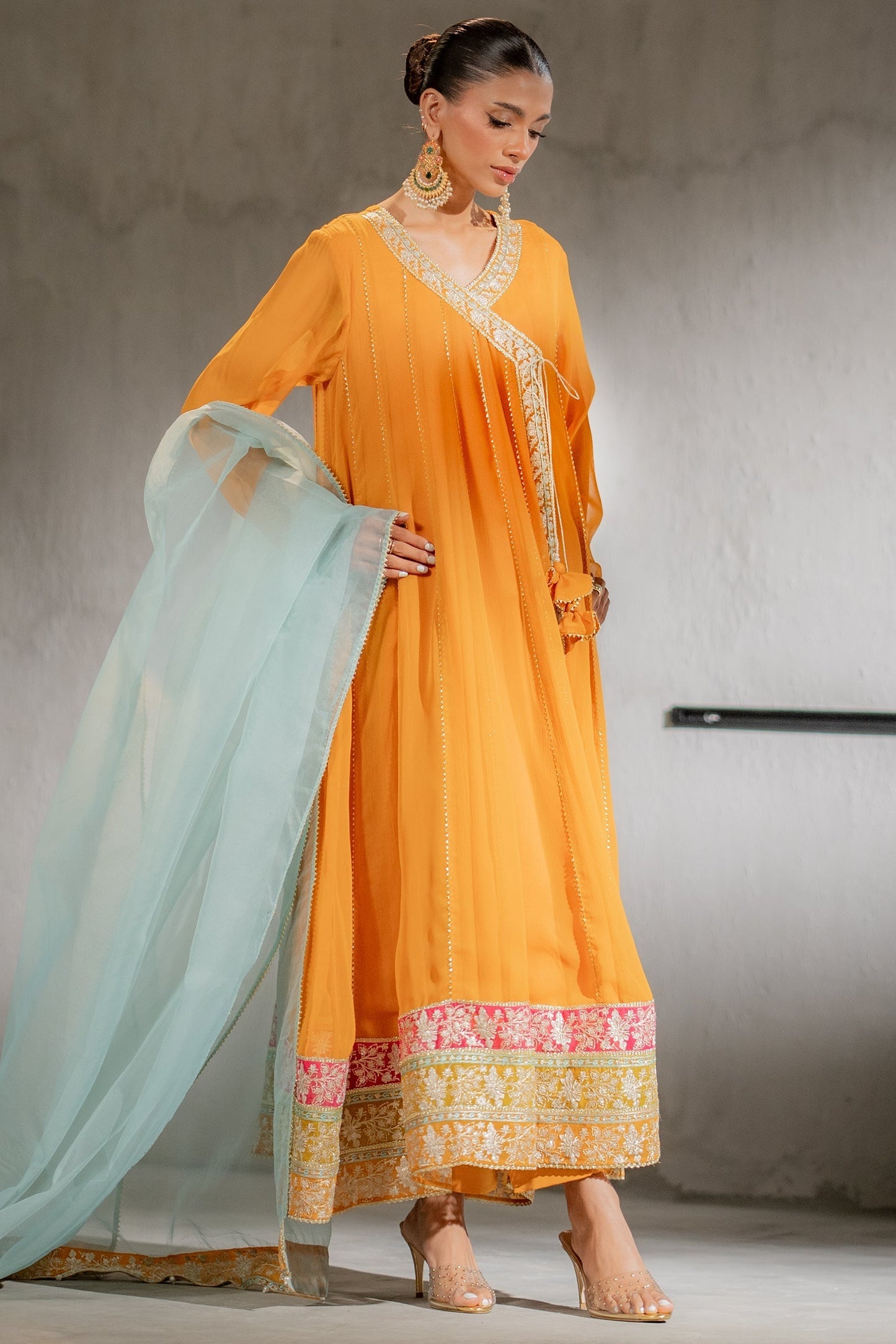 Ego | Diva Premium | FIREFLY 3 PIECE L Mustard Chiffon