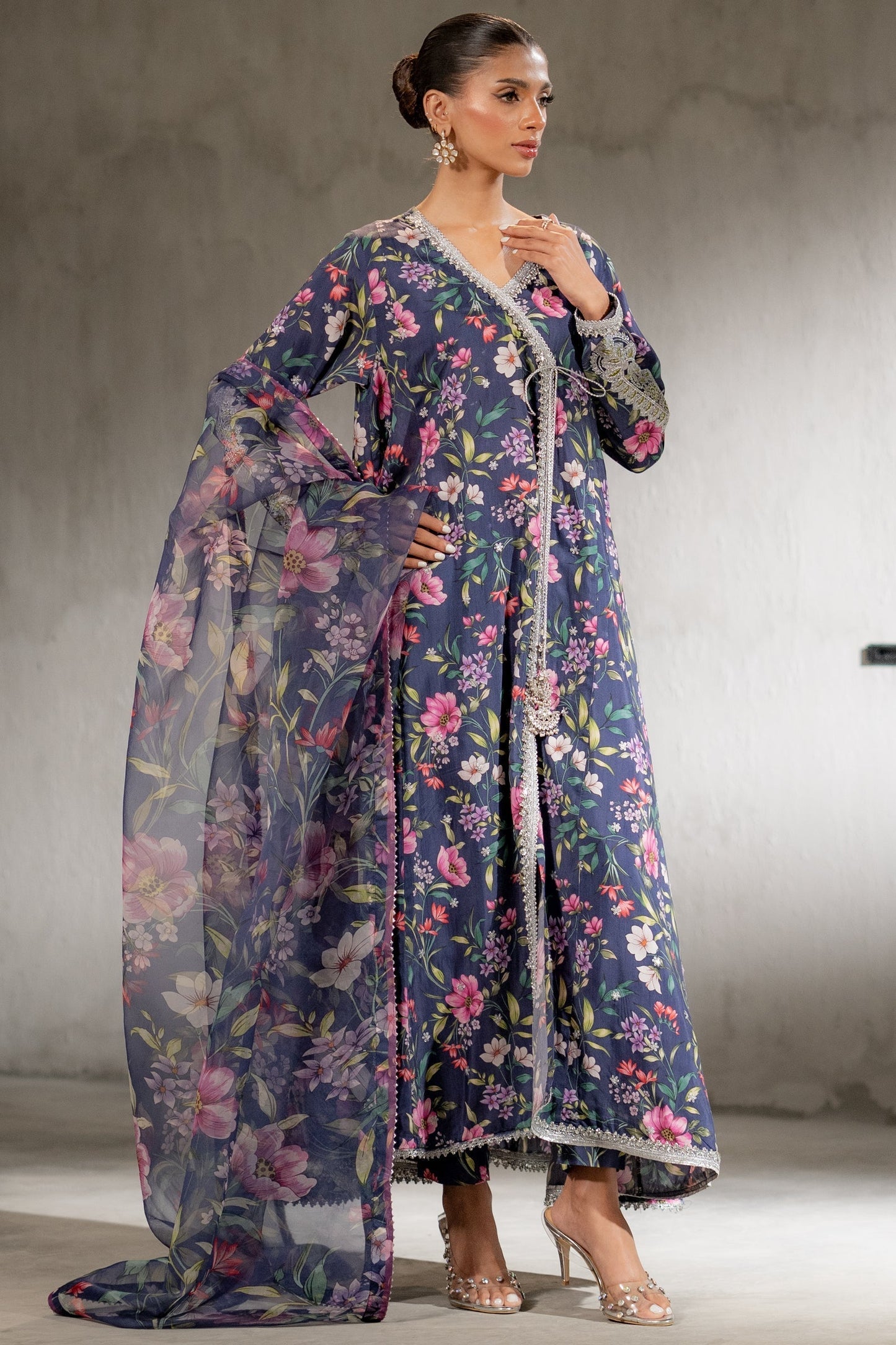 Ego | Diva Premium | BLING 3 PIECE S Navy Blue Viscose
