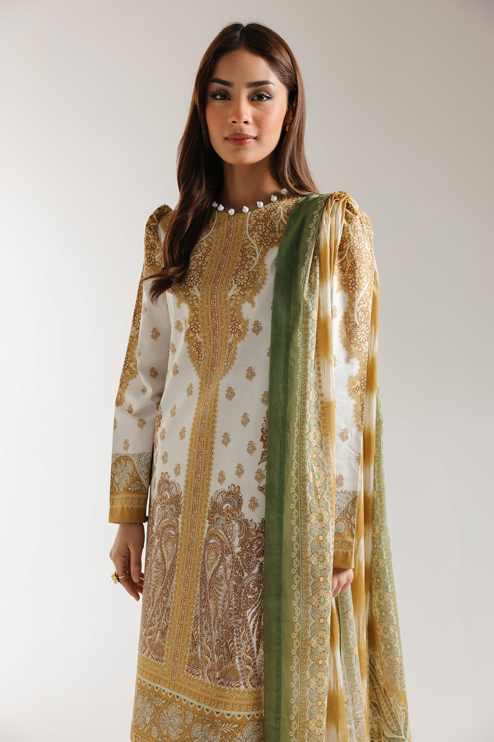 Ethnic | Spring Summer 25 | ES-01 M White Lawn