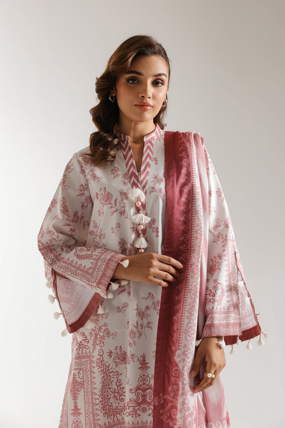Ethnic | Spring Summer 25 | ES-02 M White Lawn