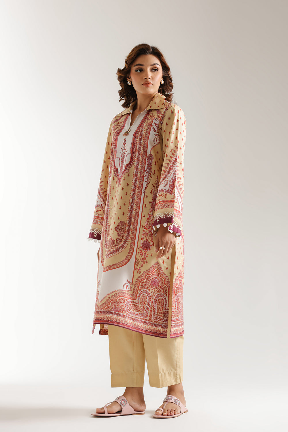 Ethnic | Spring Summer 25 | ES-05 L Beige Lawn
