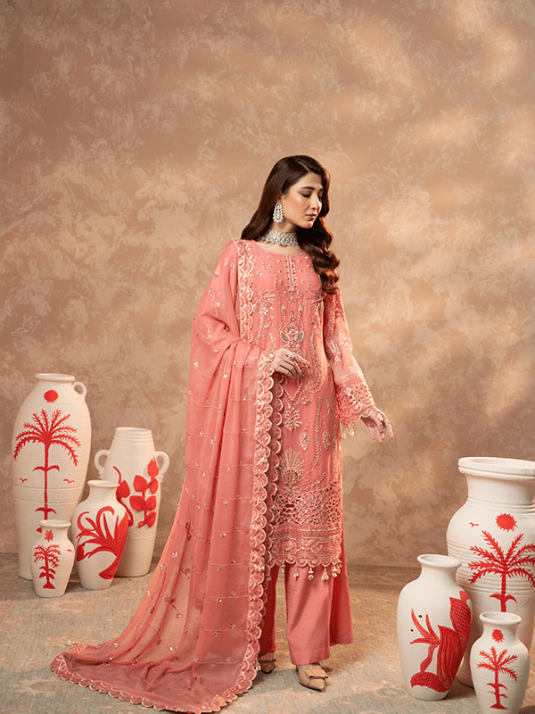 Zebtan | Zeenat Festive Collection | ZN-05 - Pakistani Designer Dress - by Zebtan | Type: Luxury - 100% Original at Saira Sultan