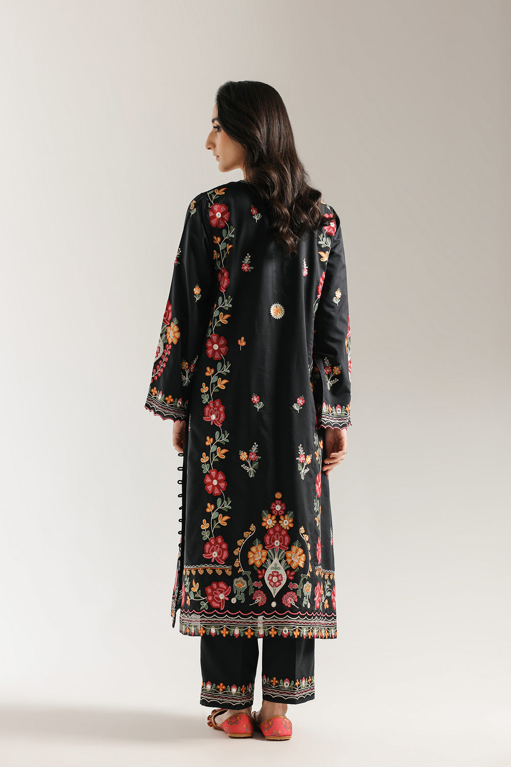 Ethnic | Rozana Collection 25 | Embroidered Dress 16A - Pakistani Designer Dress - by Ethnic - Type : Ladies Clothes - 100% Original at Saira Sultan