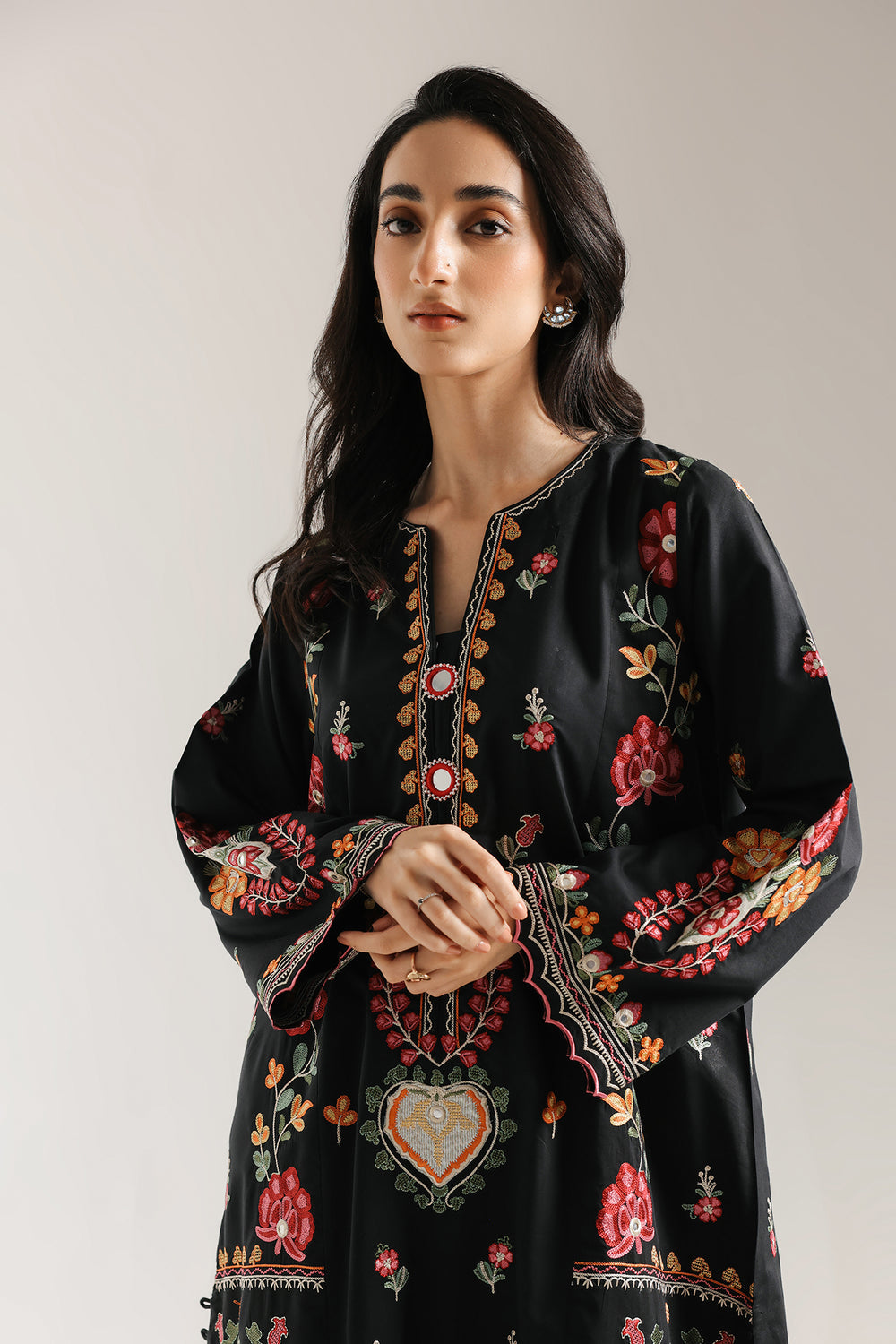 Ethnic | Rozana Collection 25 | Embroidered Dress 16A - Pakistani Designer Dress - by Ethnic - Type : Ladies Clothes - 100% Original at Saira Sultan