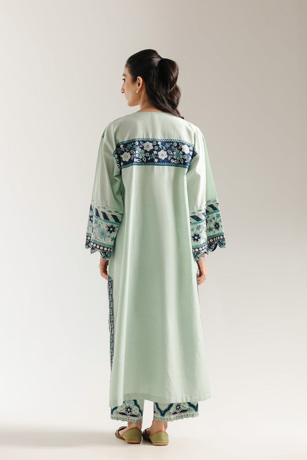 Ethnic | Rozana Collection 25 | Embroidered Dress 24A - Pakistani Designer Dress - by Ethnic - Type : Ladies Clothes - 100% Original at Saira Sultan
