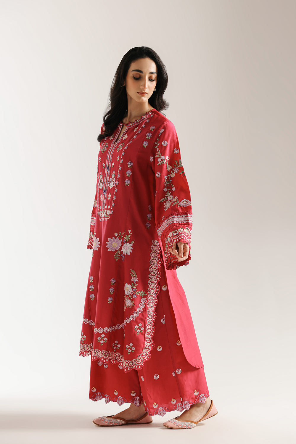 Ethnic | Rozana Collection 25 | Embroidered Dress 08A - Pakistani Designer Dress - by Ethnic - Type : Ladies Clothes - 100% Original at Saira Sultan