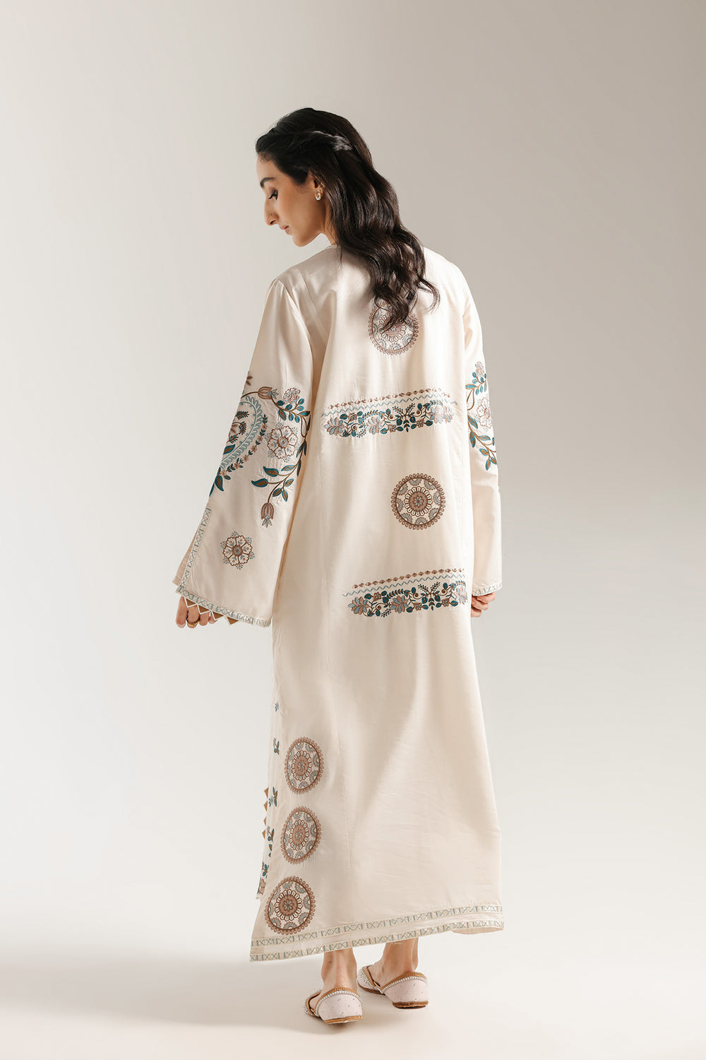 Ethnic | Rozana Collection 25 | Embroidered Dress 02A - Pakistani Designer Dress - by Ethnic - Type : Ladies Clothes - 100% Original at Saira Sultan