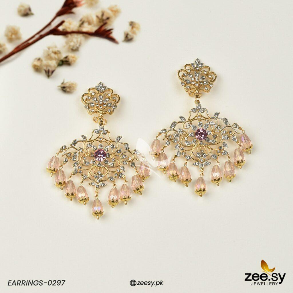 Earrings-0297 Pink