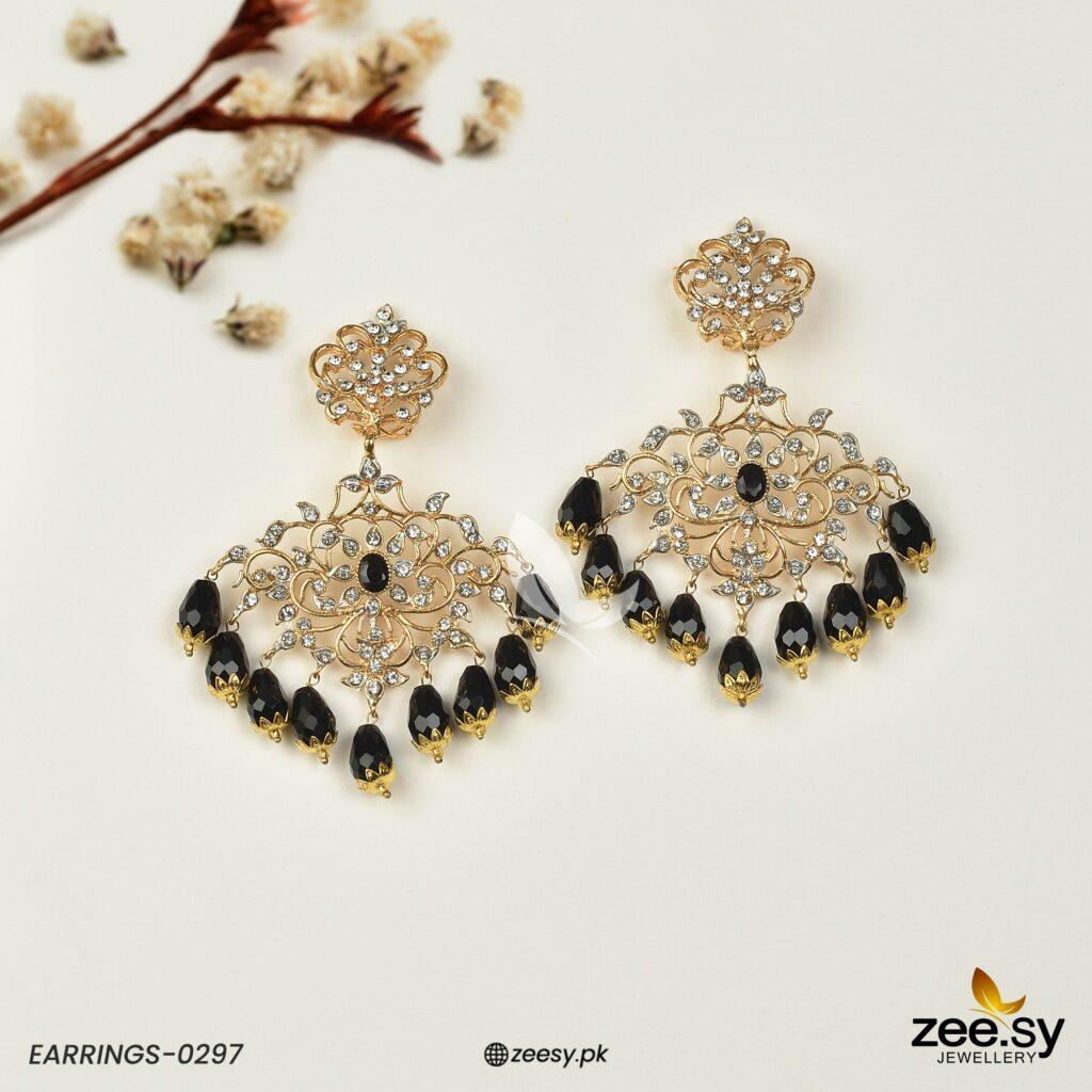Earrings-0297 Black