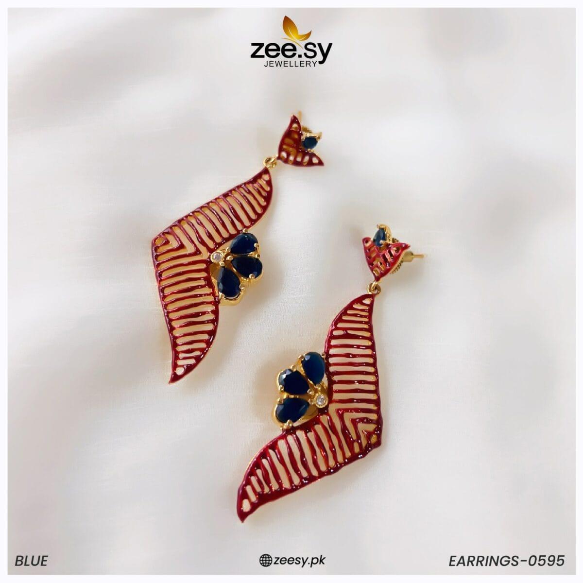 Earrings-0595 Red