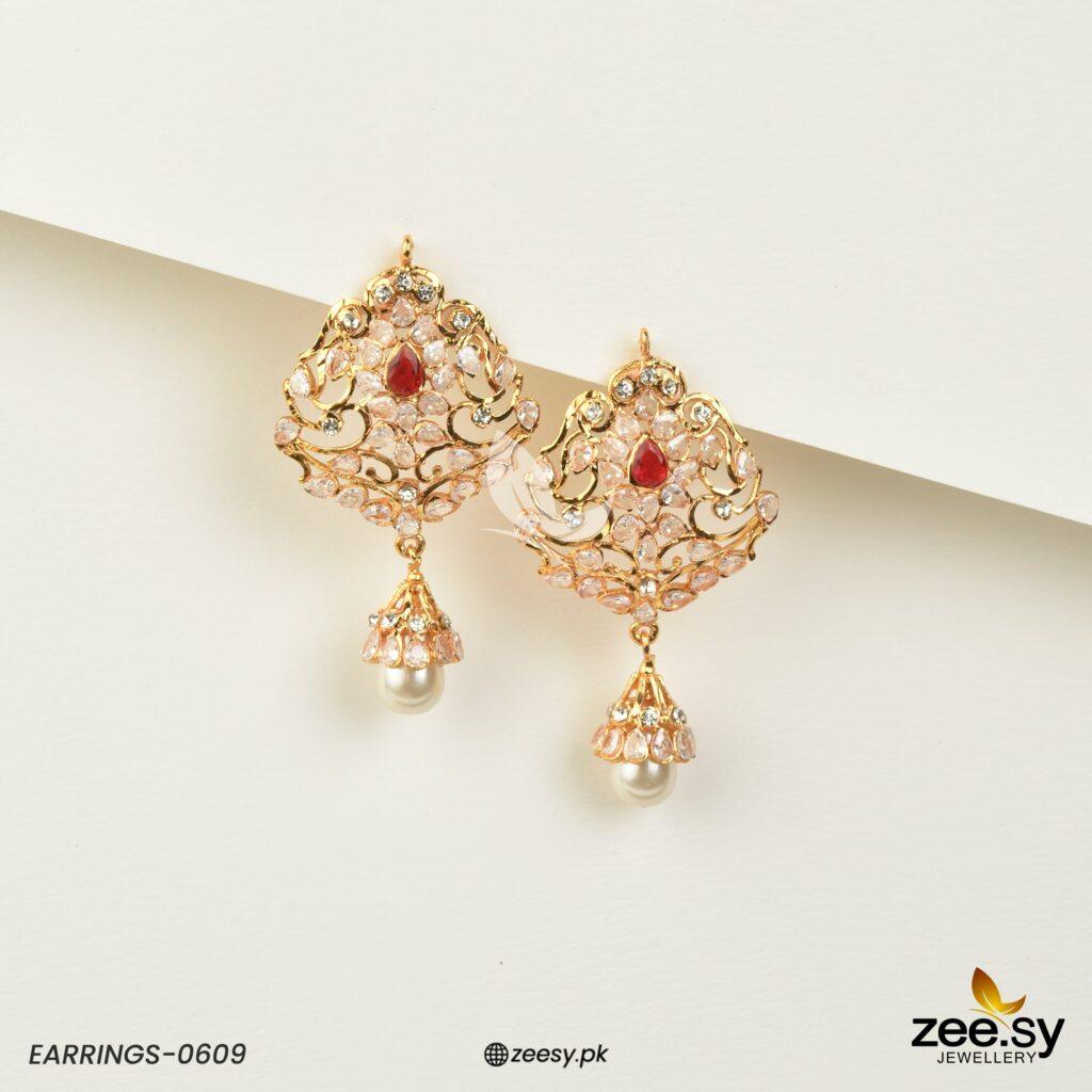 Earrings-0609 Red