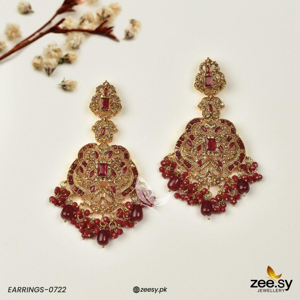 Earrings-0722 Red