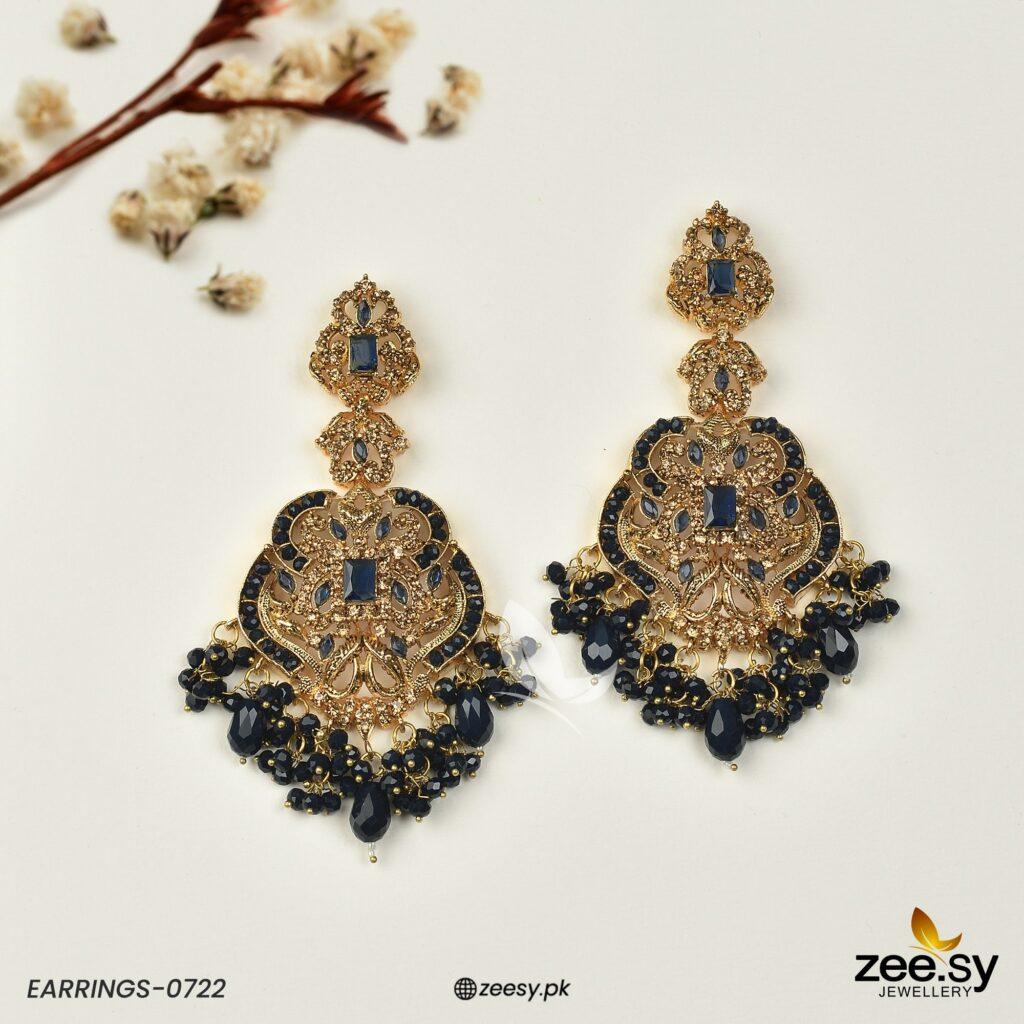 Earrings-0722 Blue