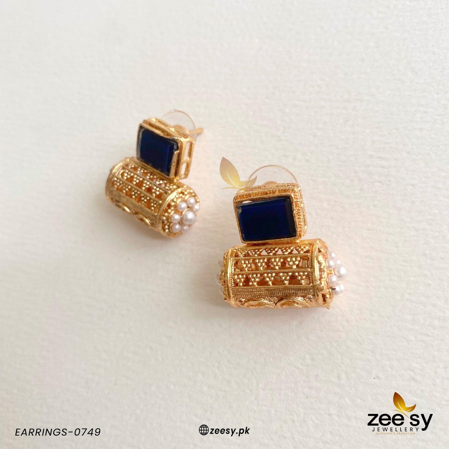 Earrings-0749 Blue