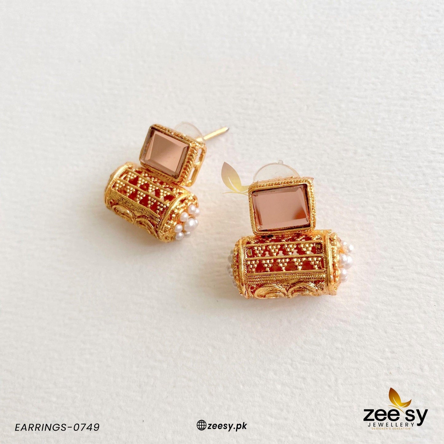Earrings-0749 Champagne