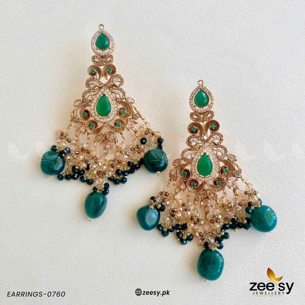 Earrings-0760 Green