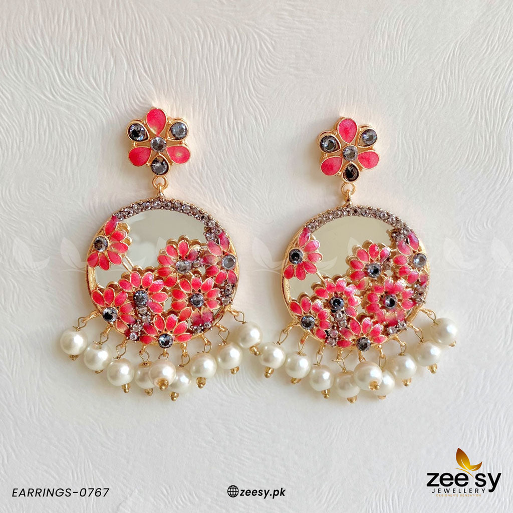 Earrings-0767 Pink