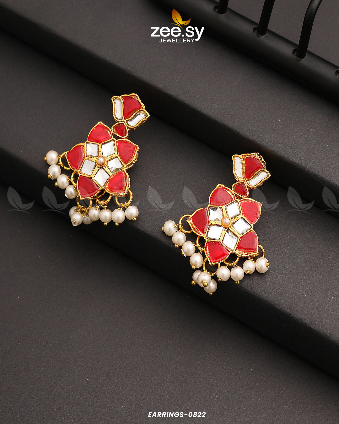 Earrings-0822 Red
