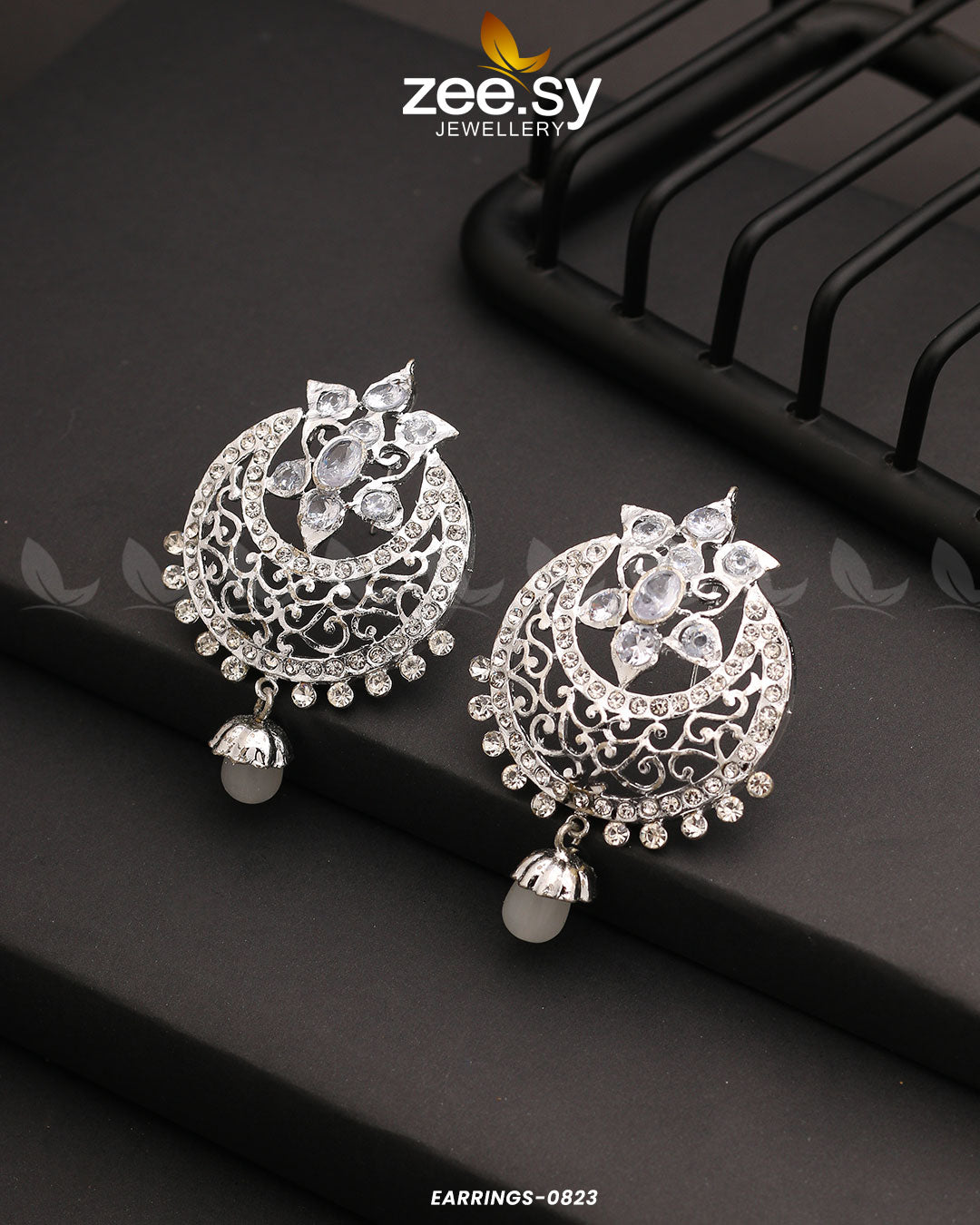 Earrings-0823 White