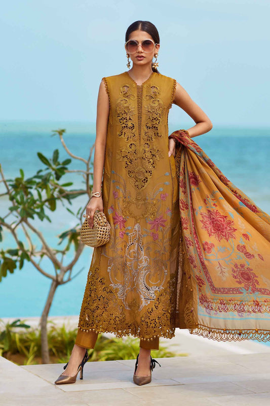 Maria B | Eid Collection 25 | 25-06 XS Mustard Lawn