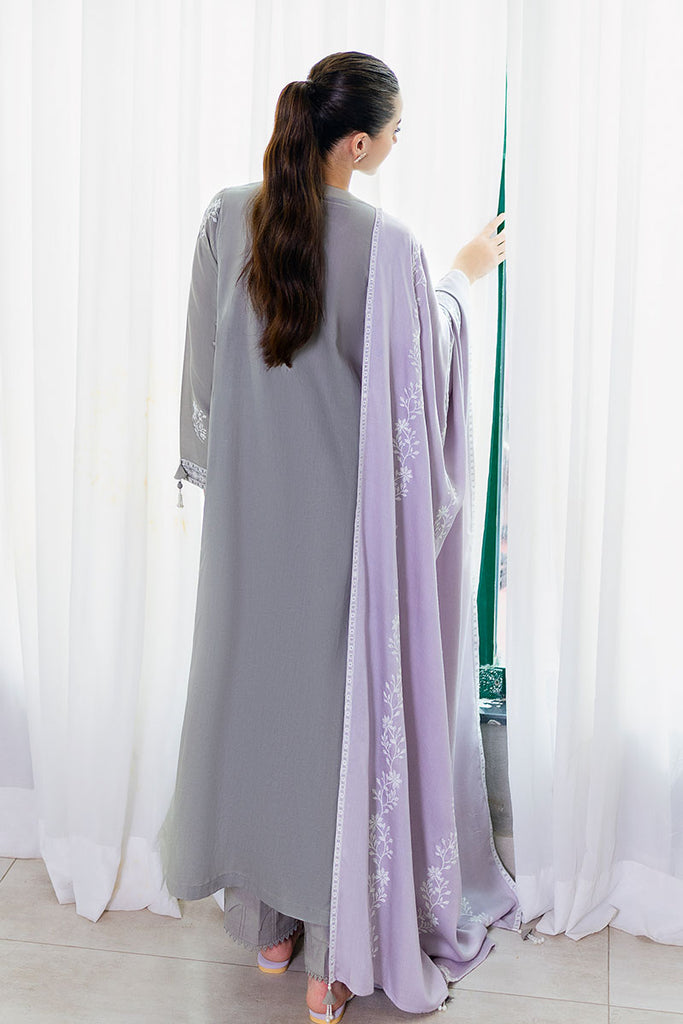 Cross Stitch | Cotton Satin 25 | ETHEREAL VEIL - Pakistani Designer Dress - by Cross Stitch - Type : Ladies Clothes - 100% Original at Saira Sultan