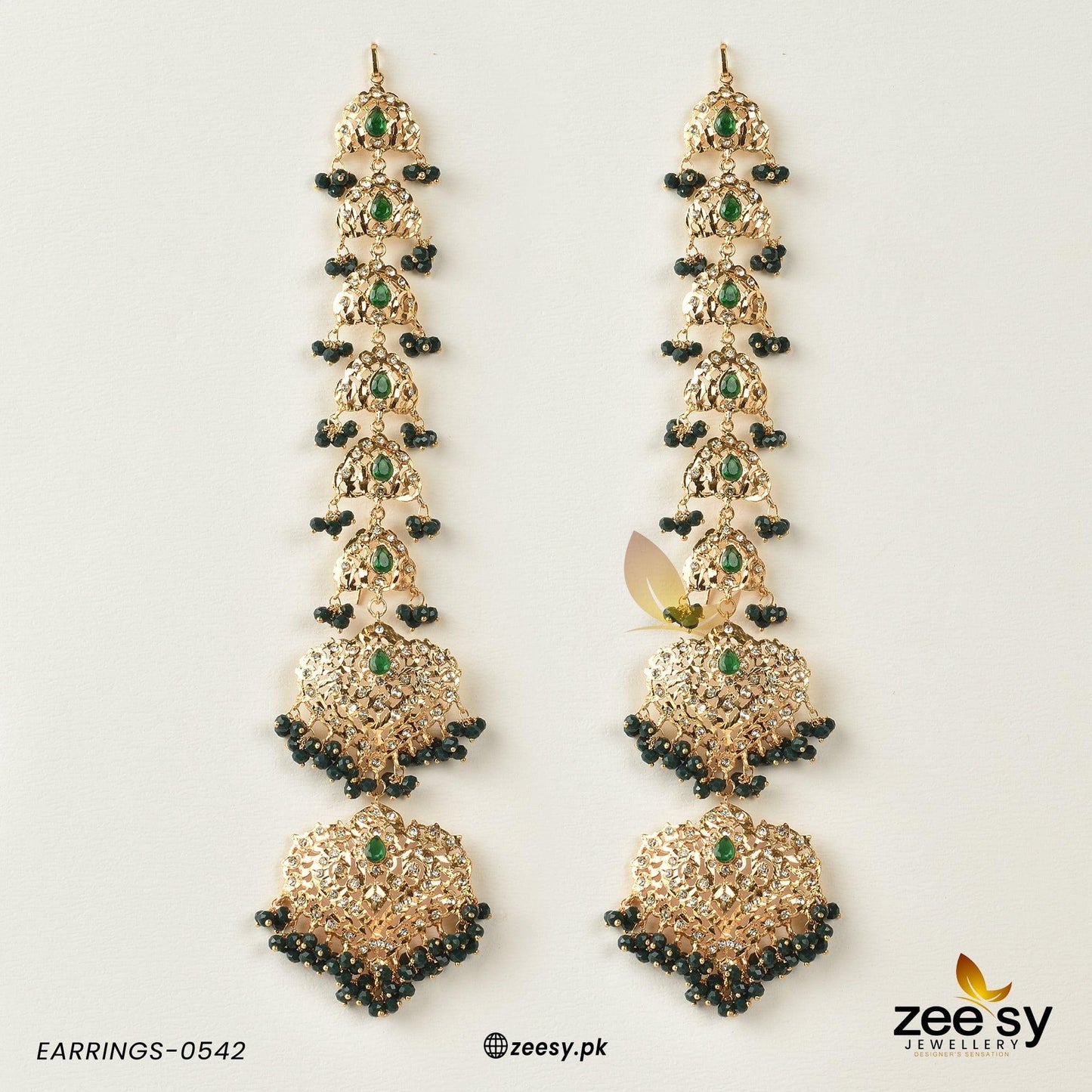 Earrings-0542 Green