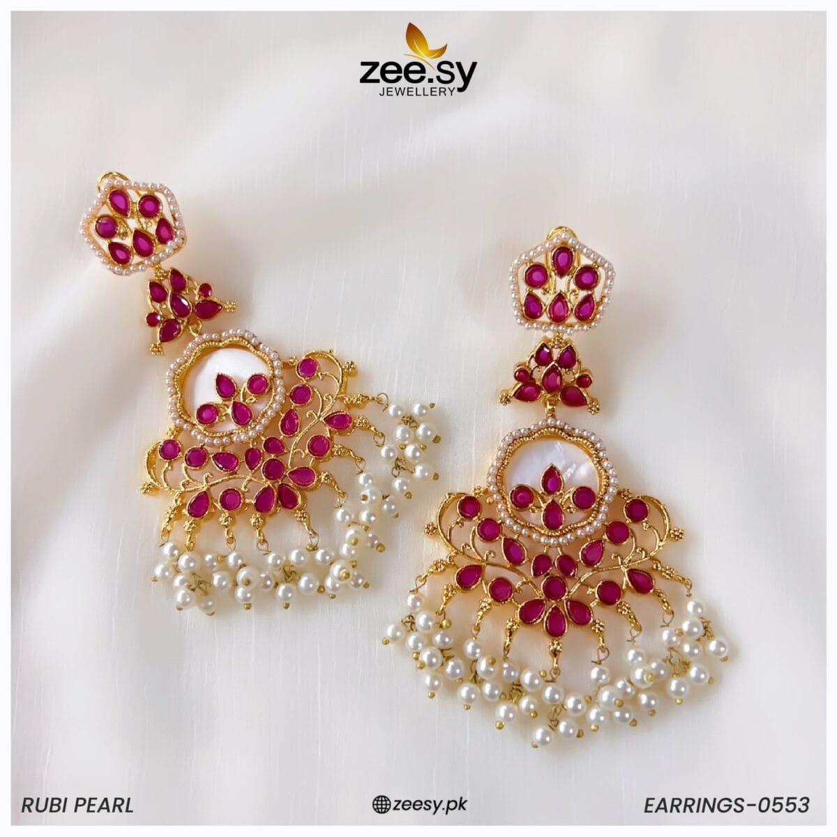Earrings-0553 Rubi Champagne