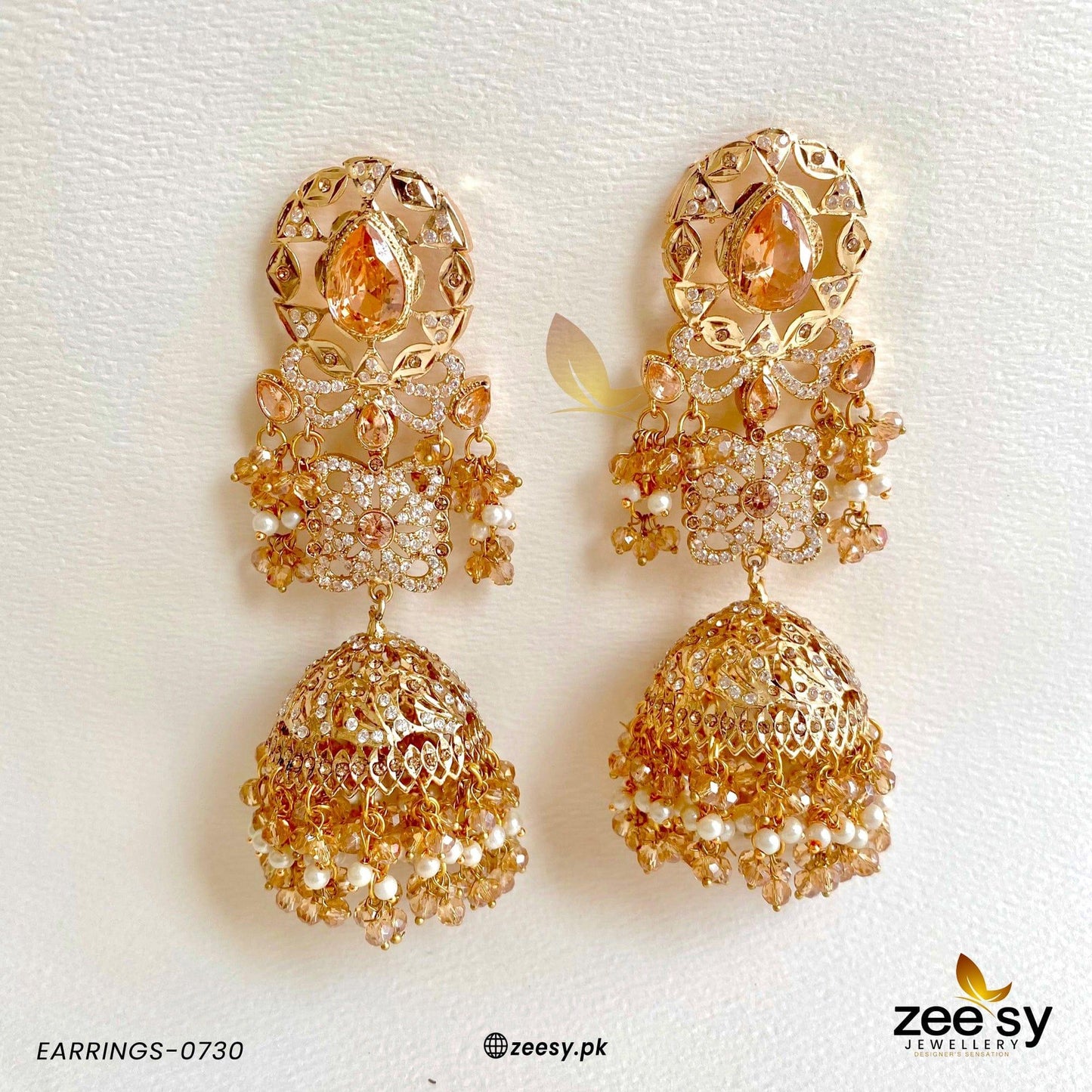 Earrings-0730 Champagne