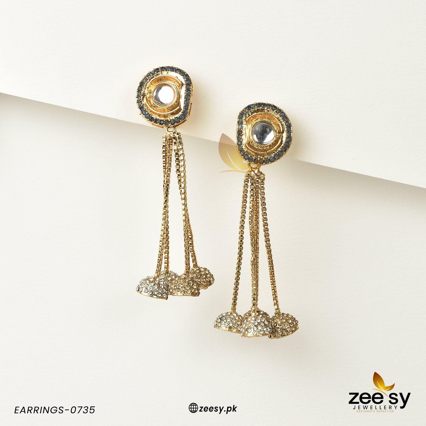 Earrings-0735 Blue